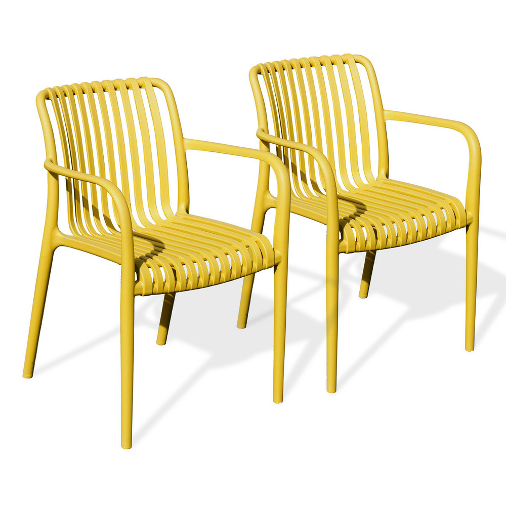 Lot de 2 fauteuils de jardin 