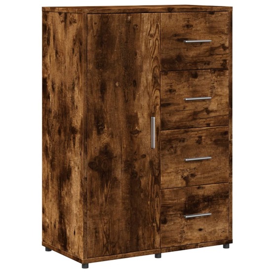 Buffet bahut commode armoire meuble de rangement organisateur cuisine salle de séjour salon 60 x 31 x 84 cm bois d'ingénierie