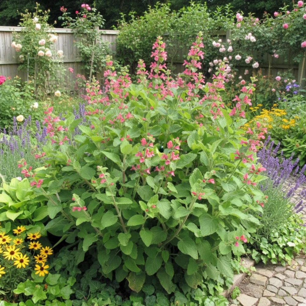 Epiaire coccinea, stachys lot de 3 godets