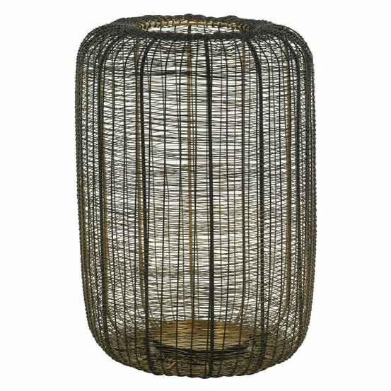 Photophore en fil de métal grand modèle