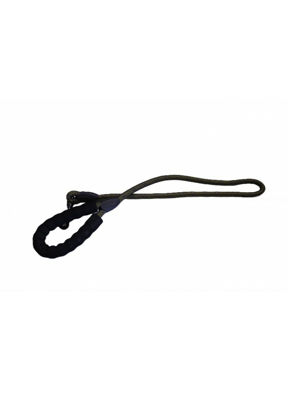 Mon ami luki - laisse nylon réfléchissante - kaki - chien - 120cm ep 1,2cm