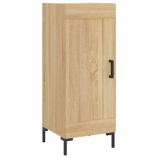 Buffet bahut commode armoire meuble de rangement organisateur cuisine salle de séjour salon sonoma 34,5 x 34 x 90 cm bois d'i