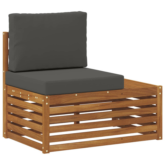 Canapé d'extérieur extrémité naturel 91 x 63 x 73 cm