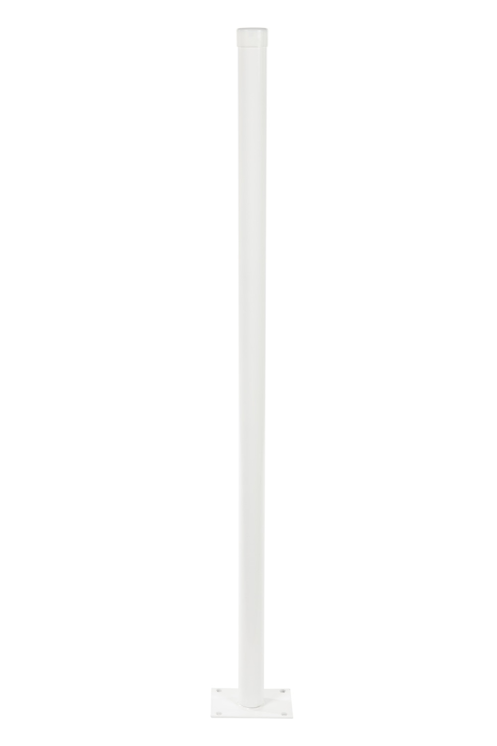 Poteau rond blanc ø 48mm - h. 1,70 m