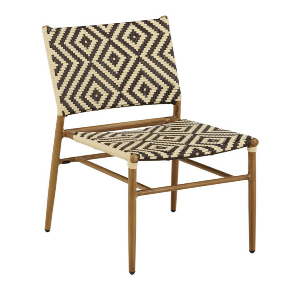 Fauteuil de jardin à motifs 