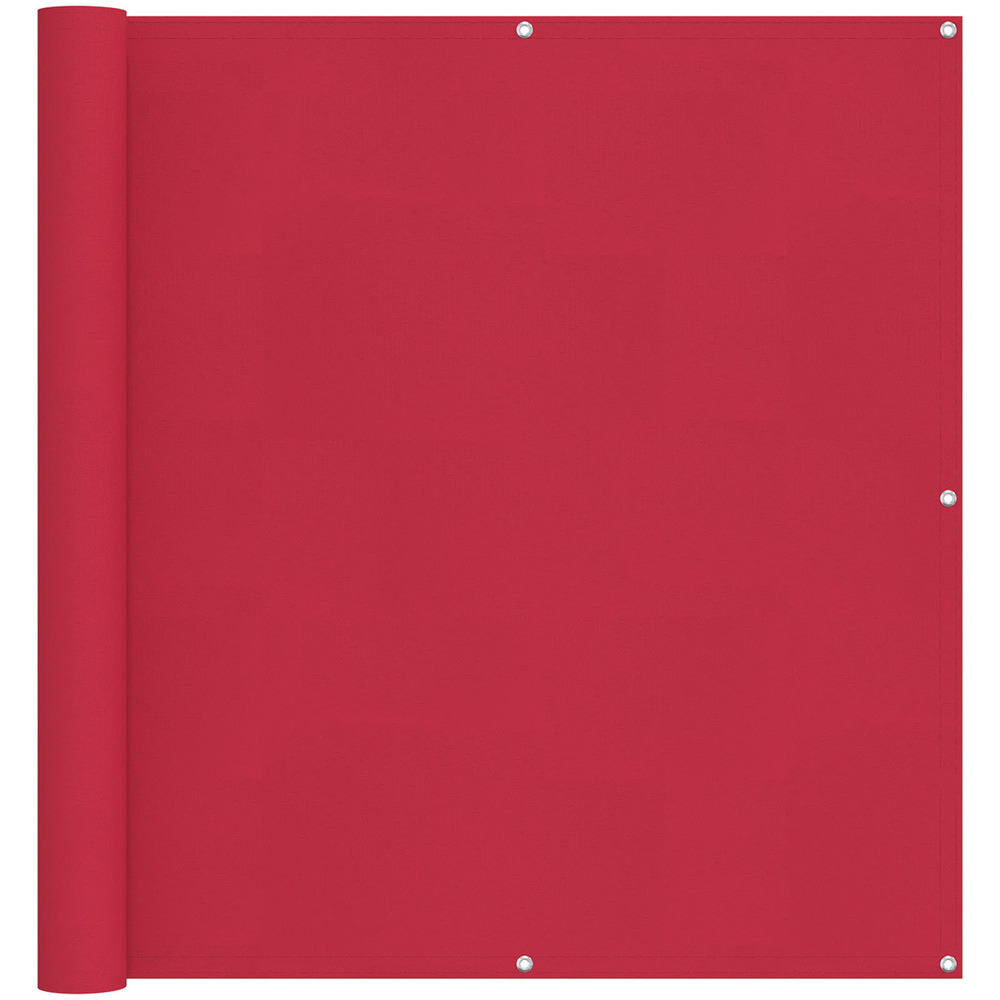 Écran de balcon bordeaux 120 x 1000 cm oxford alu enduit de pu