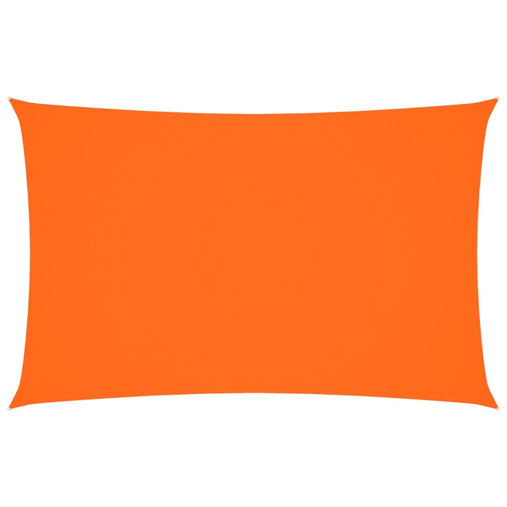 Voile de parasol tissu oxford rectangulaire 4x7 m orange