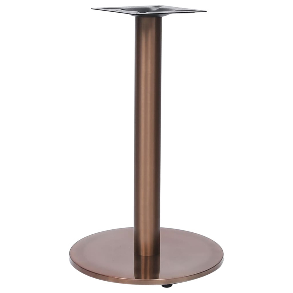 Pied de table de bistro doré ø45x72 cm acier inoxydable