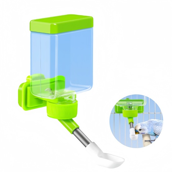 Abreuvoir automatique pour oiseaux-vert