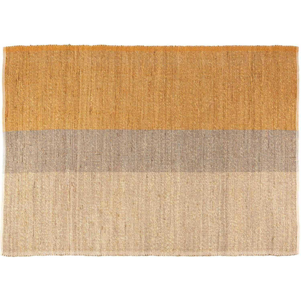 Tapis en jonc de mer et coton mirabelle karan