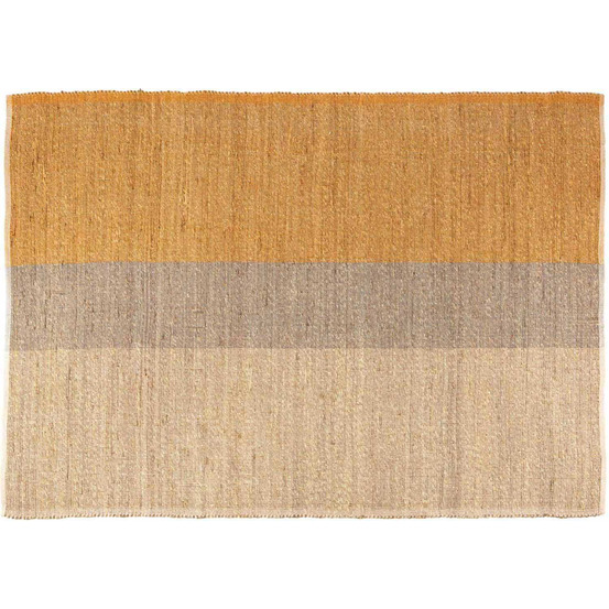 Tapis en jonc de mer et coton mirabelle karan