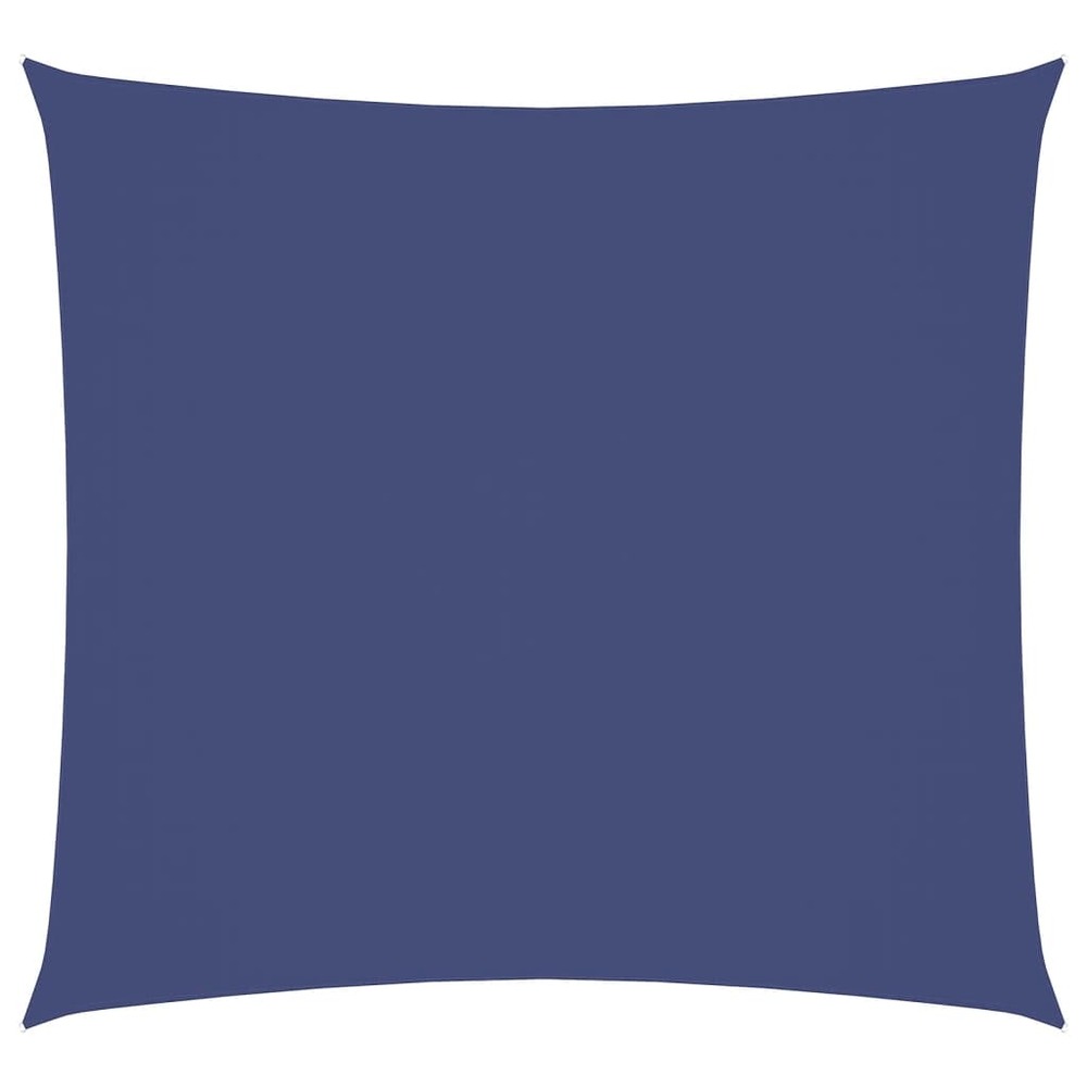Voile de parasol tissu oxford carré 6x6 m bleu