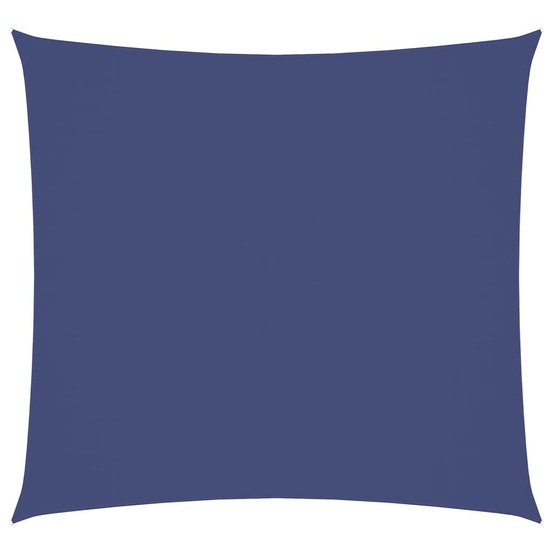 Voile de parasol tissu oxford carré 6x6 m bleu
