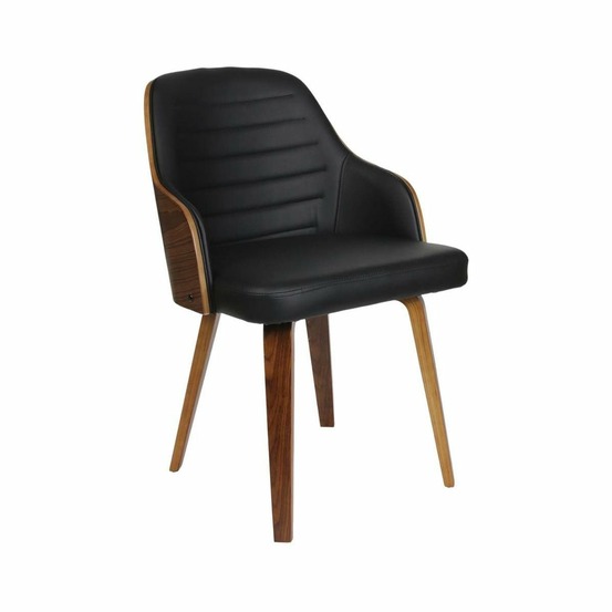 Chaise en bois et polyuréthane nash