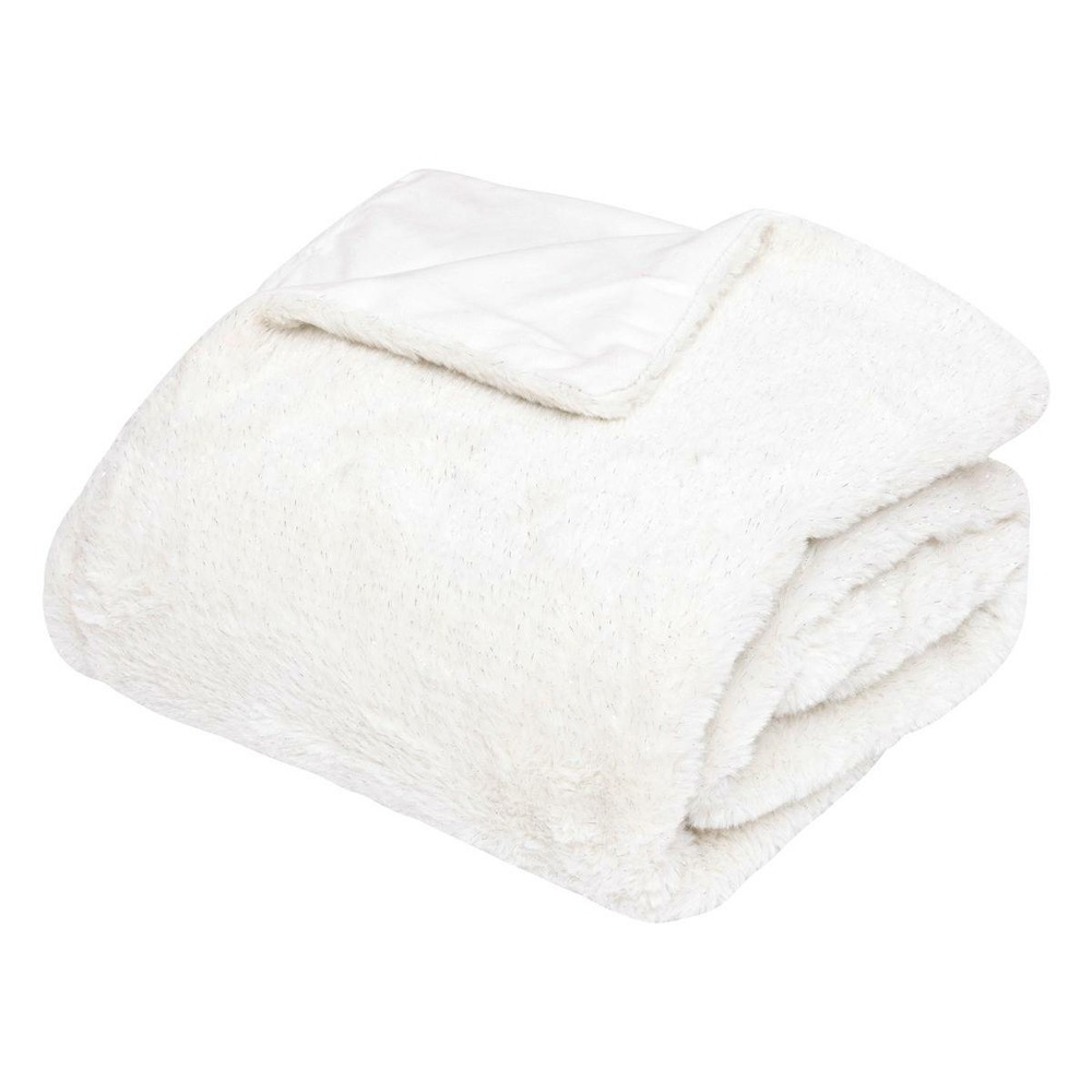 Plaid four tilde blanc 130x180