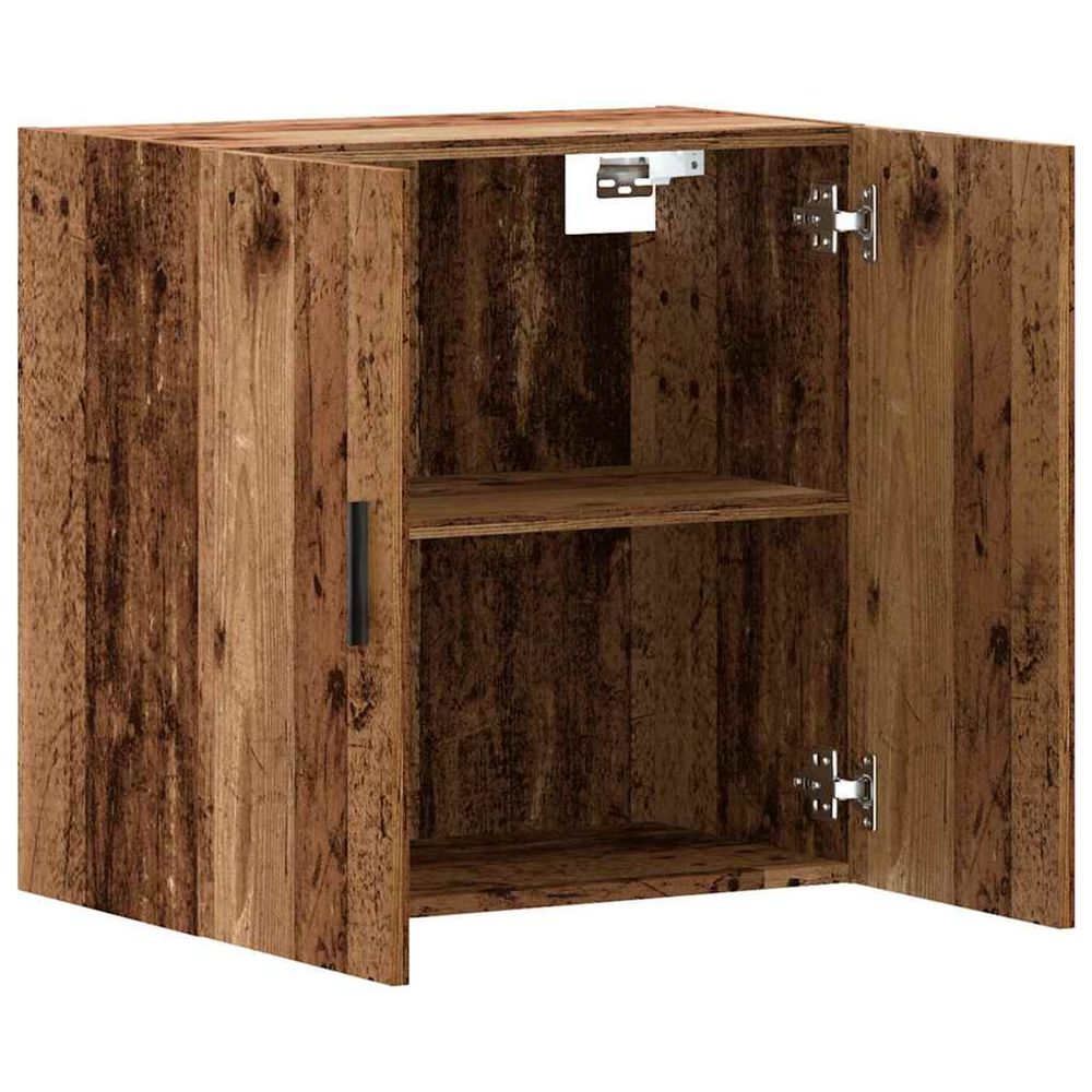 Armoire murale vieux bois 60x31x60 cm bois d'ingénierie