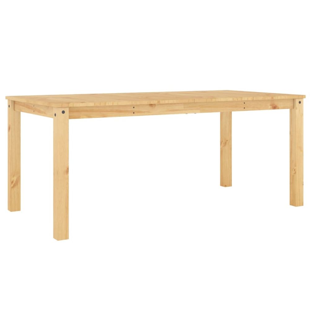 Table à manger panama 180x90x75 cm bois massif de pin