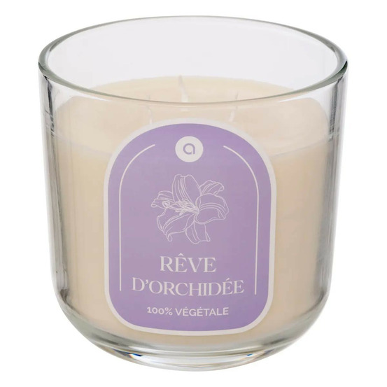 Bougie parfumée en verre