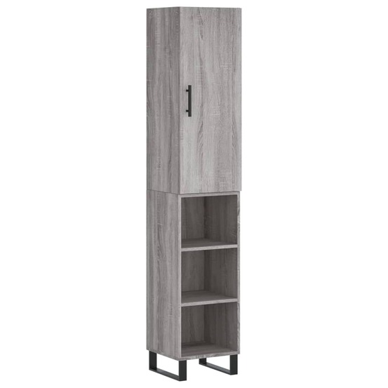 Buffet bahut commode armoire meuble de rangement organisateur cuisine salle de séjour salon haut sonoma 34,5 x 34 x 180 cm bo