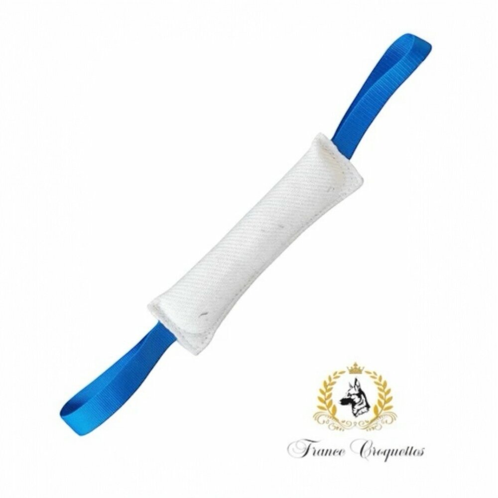 Boudin de jeux et de dressage deux poignées 30cm pour chien, francecroquettes