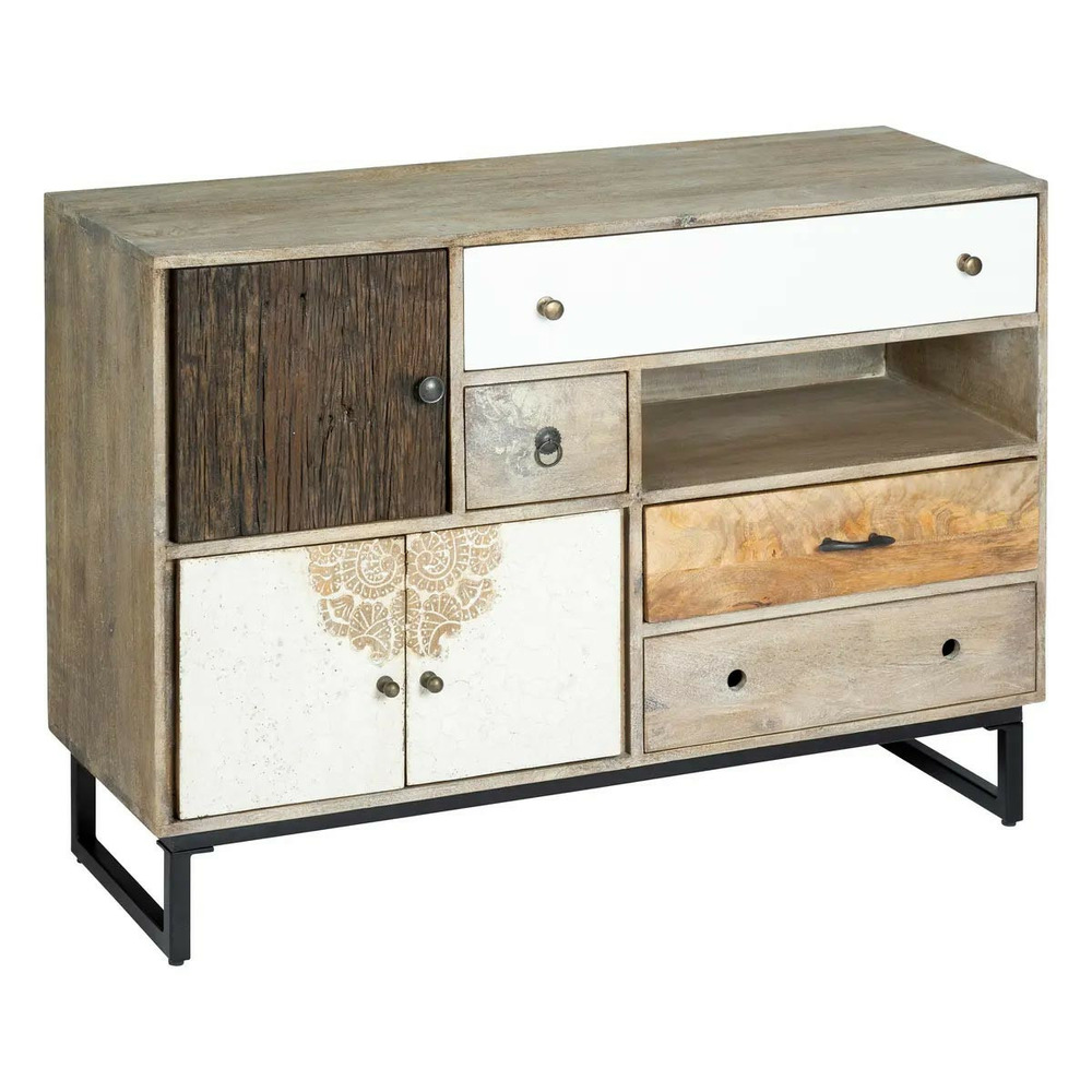 Buffet 4 tiroirs et 3 portes 