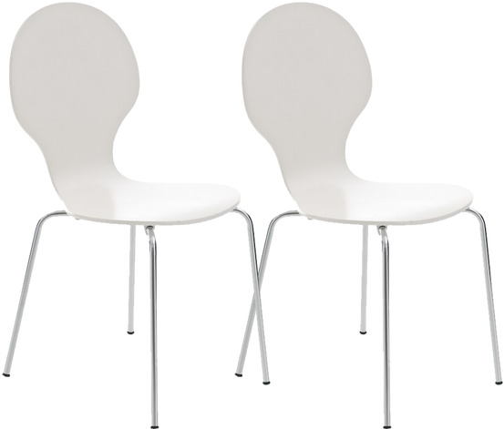 Lot de 2 chaises visiteurs diego