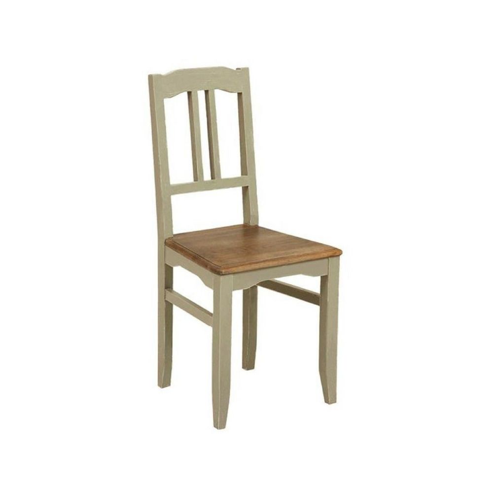 Lot de 2 chaises bois beige - esquisse interior's