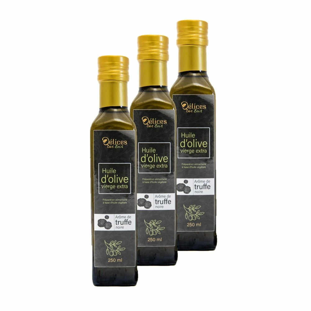 Huile d'olive à l'arôme de truffe noire - délices des bois