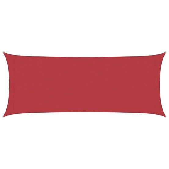 Voile d'ombrage 160 g/m² rouge 2x5 m pehd