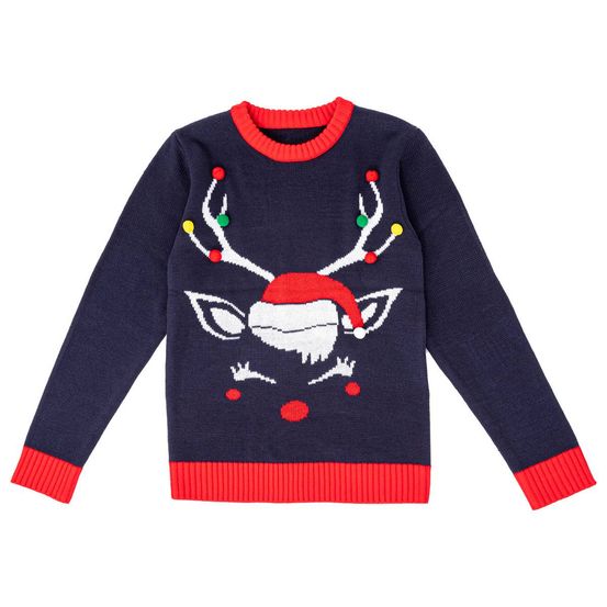 Pulle de noël femme renne hohoho 2 assortiments