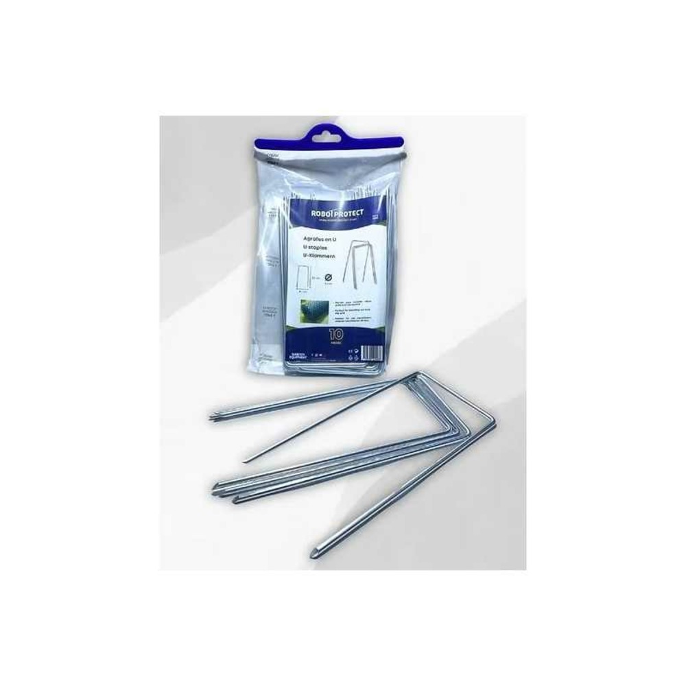 10 piquets en u en acier inoxydable robot protect