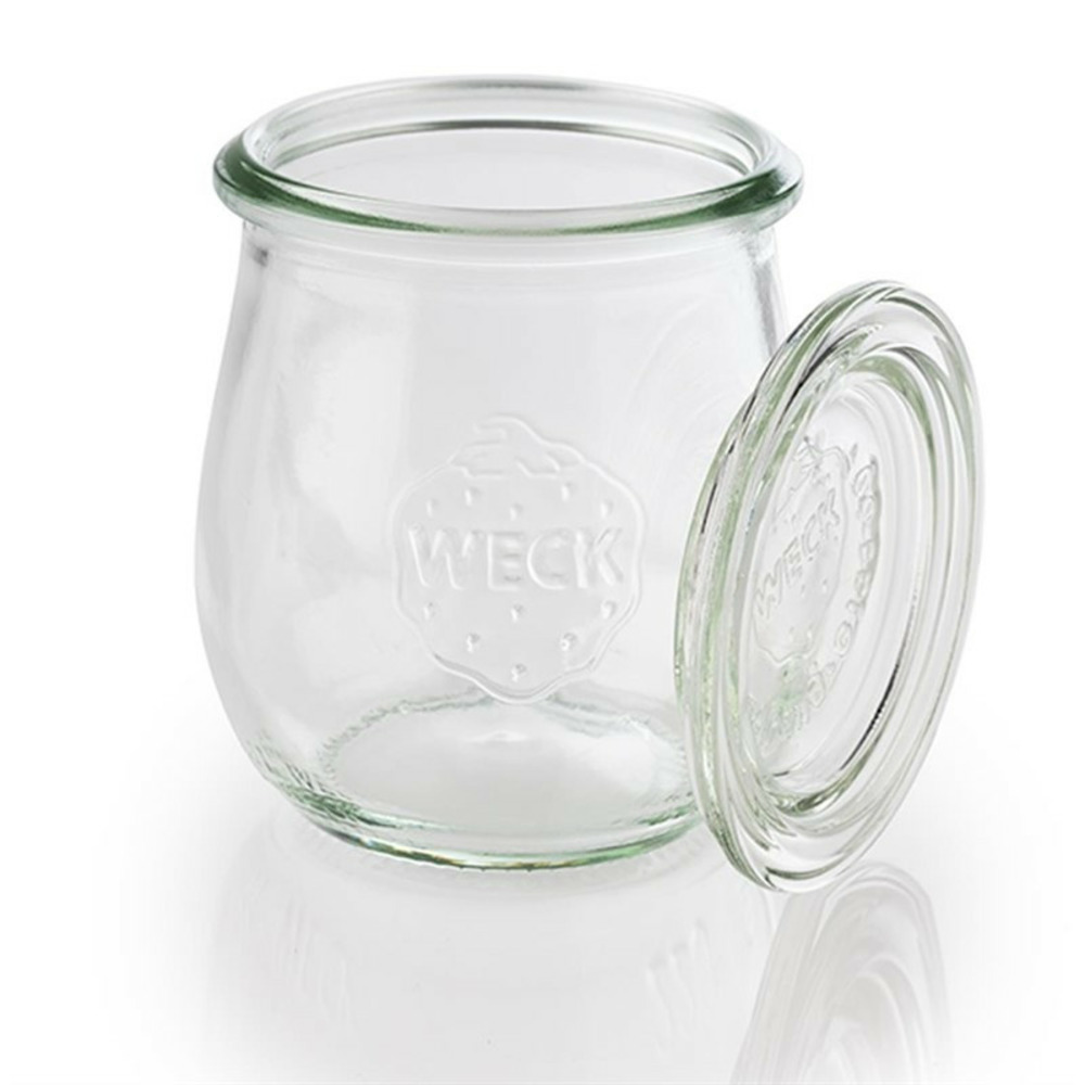 Verrines en verre avec couvercles weck lot de 12 aps