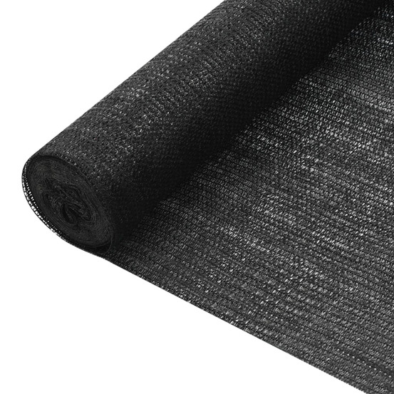 Filet brise-vue noir 2x50 m pehd 75 g/m²