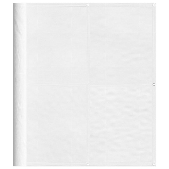 Écran de balcon blanc 120x800 cm 100% polyester oxford