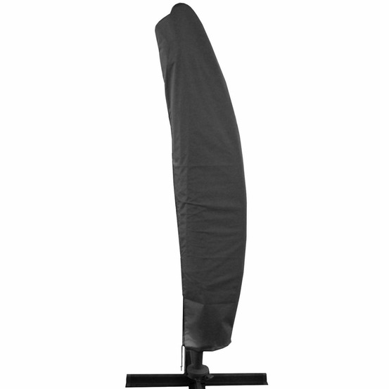 Housse parasol déporté polyester avec tuteur pour parasol déporté 4x4m