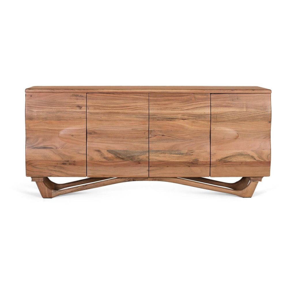Buffet bois marron - oriane décoration d'autrefois