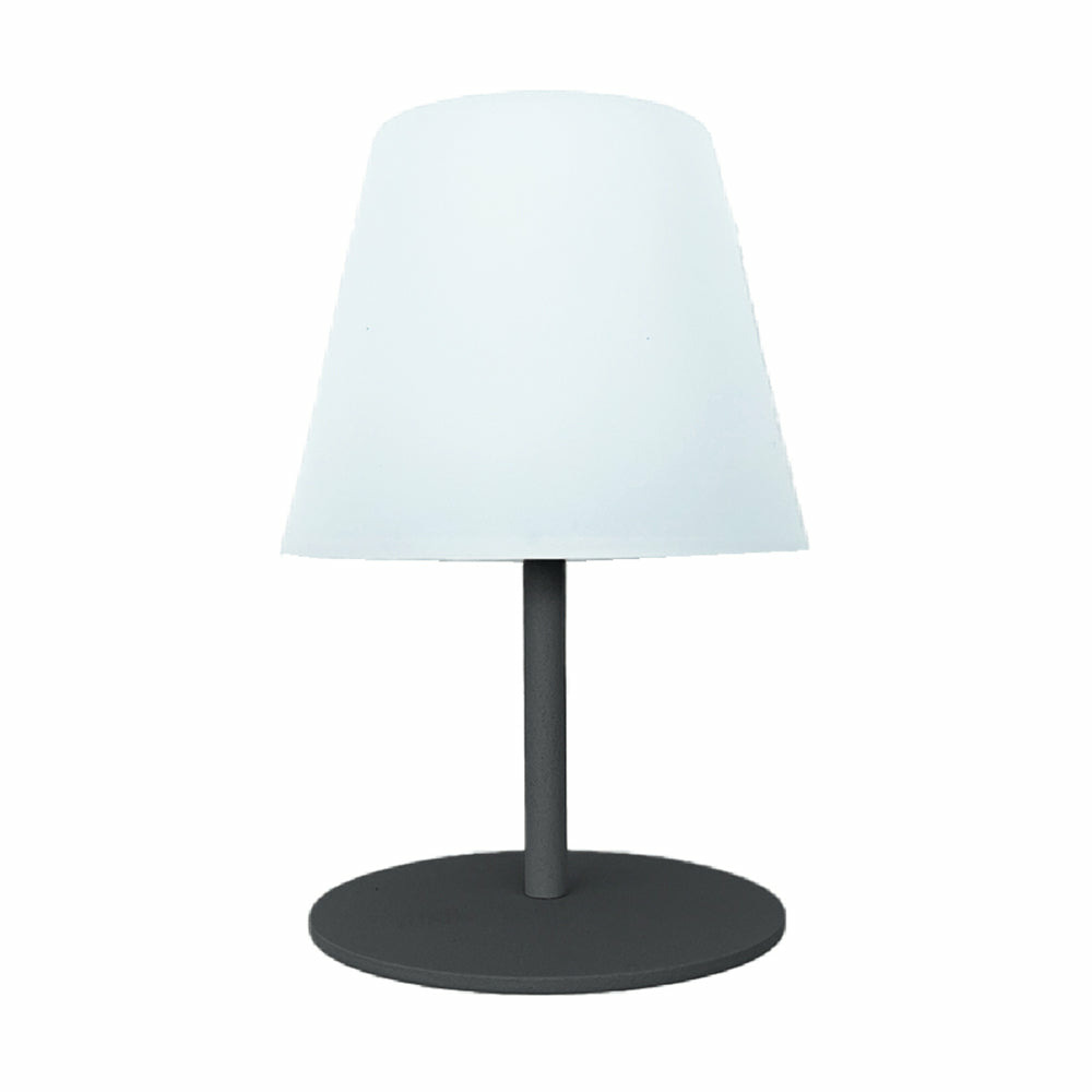 Lampe de table sans fil twins gris h16cm