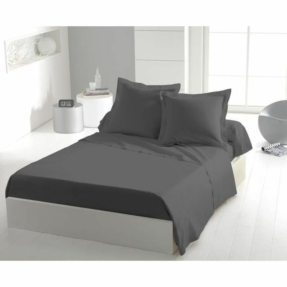 Drap plat microfibre 82 g - 240 x 300 cm - anthracite