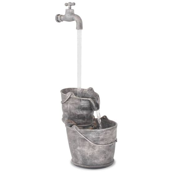 FONTAINE AVEC ROBINET ET SEAUX-(865702)