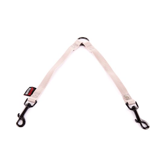 Martin sellier - accouple de laisse pour chiens en nylon martin sellier - collection nylon uni - avec mousqueton carabine