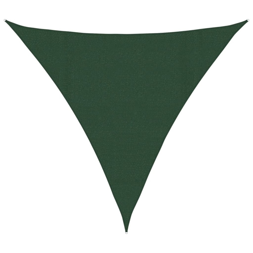 Voile d'ombrage 160 g/m² vert foncé 4x4x4 m pehd