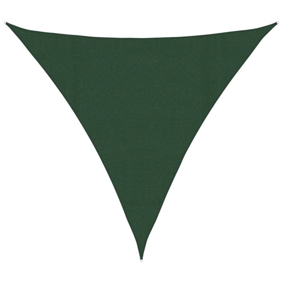 Voile d'ombrage 160 g/m² vert foncé 4x4x4 m pehd