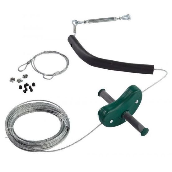 Tyrolienne pour enfant vert