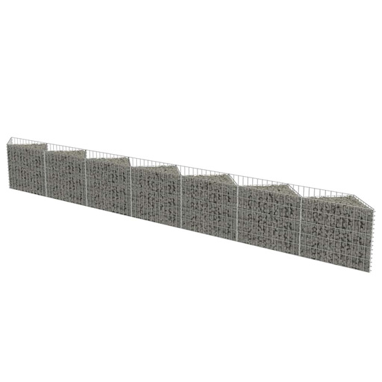 MUR DE GABION ACIER GALVANIS 2-(864952)