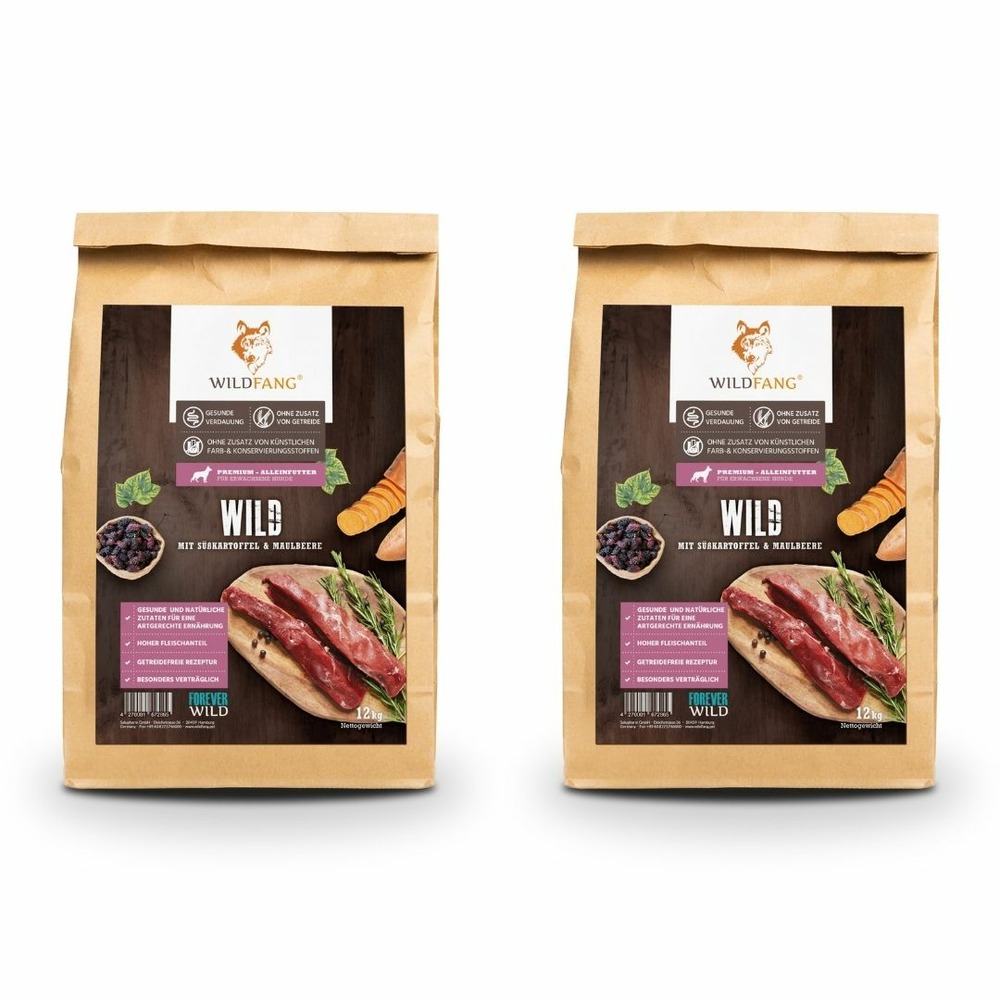 Wildfang - aliment sec pour adultes au gibier - sans céréales