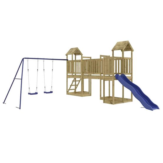 Aire de jeux d'extérieur bois de pin imprégné