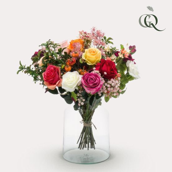Fleurs artificielles - bouquet m - h45-60 cm