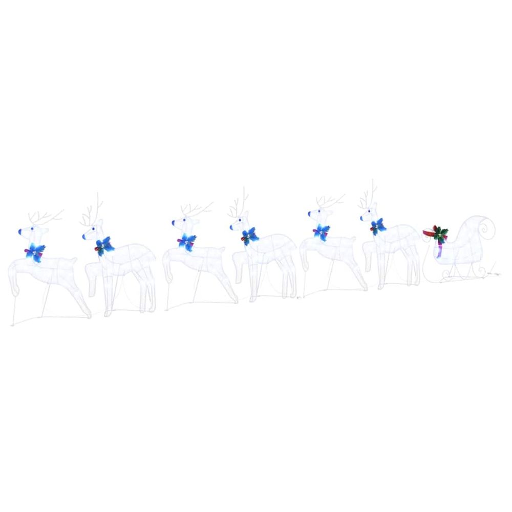 Rennes led 7 pc blanc 43 x 18 x 66 cm tissu