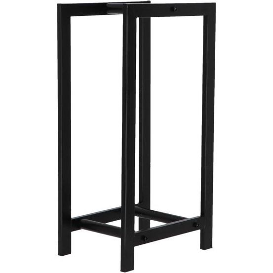 Porte bûches en acier 30 x 23.5 x 59 cm