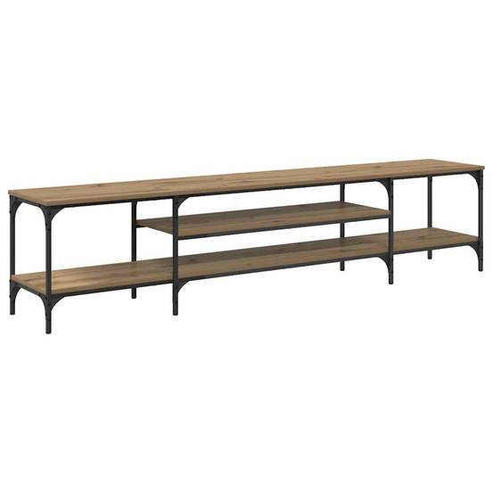 Meuble tv chêne artisanal 201 x 35 x 45 cm